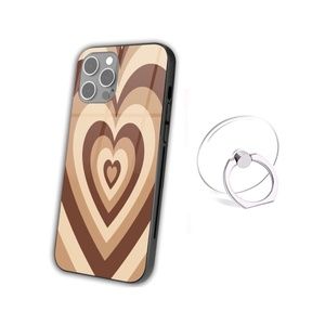 iPhone 12 Case with Transparent Phone Ring Holder